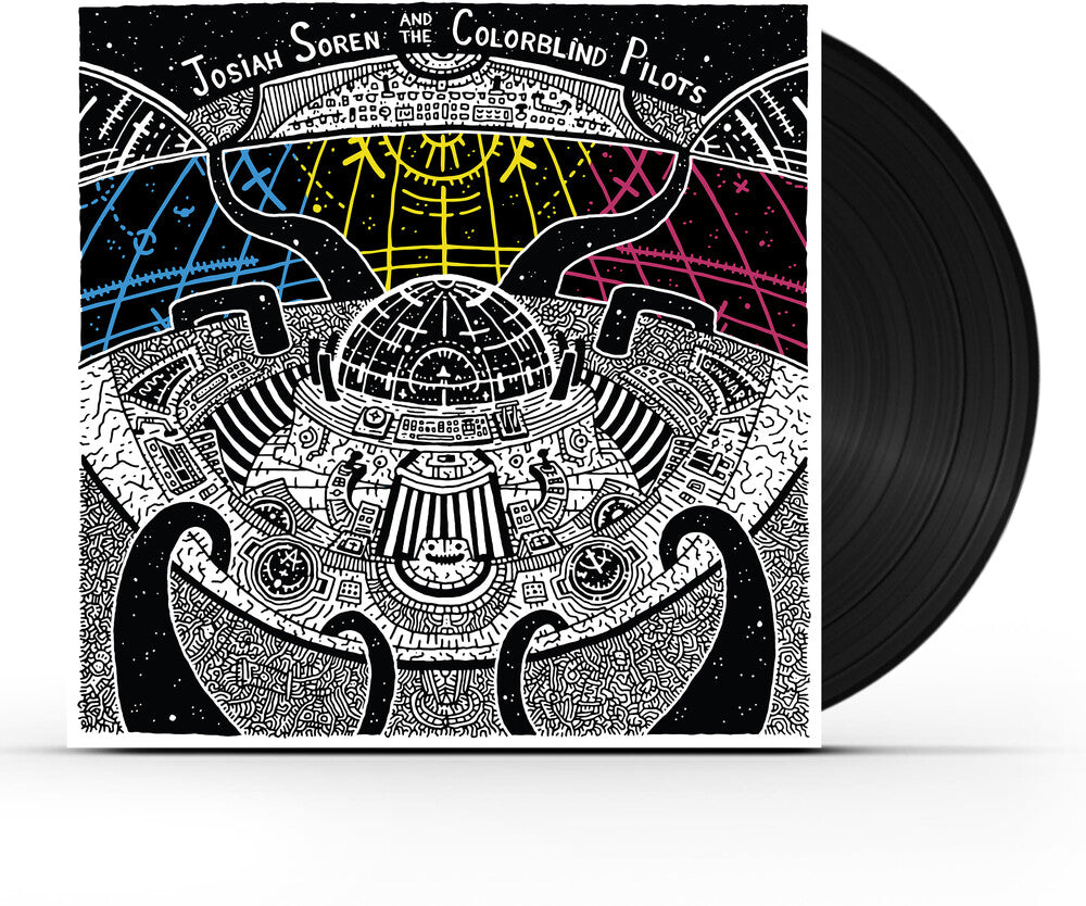 the album cover for Josiah Soren & The Colorblind Pilots - Colorblind Pilot