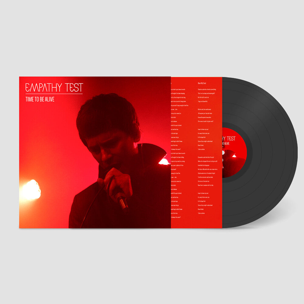 the album cover for Empathy Test - Time To Be Alive (Blk)