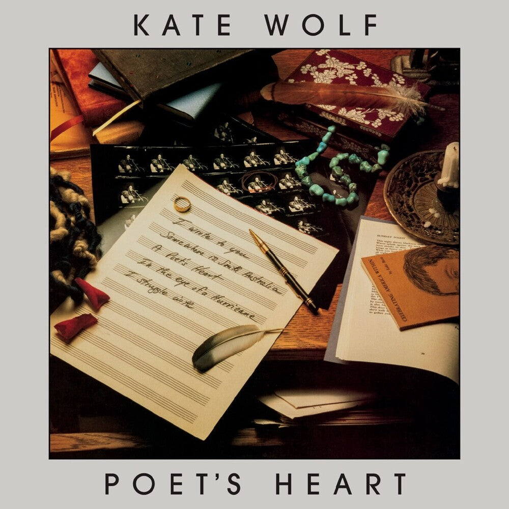 the album cover for Kate Wolf - Poet's Heart