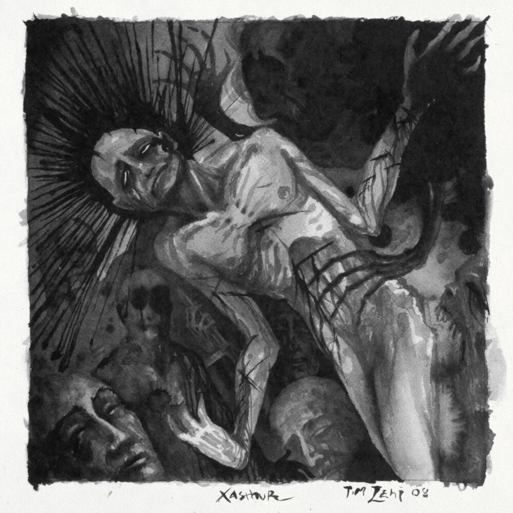 the album cover for Xasthur - All Reflections Drained (Gate)