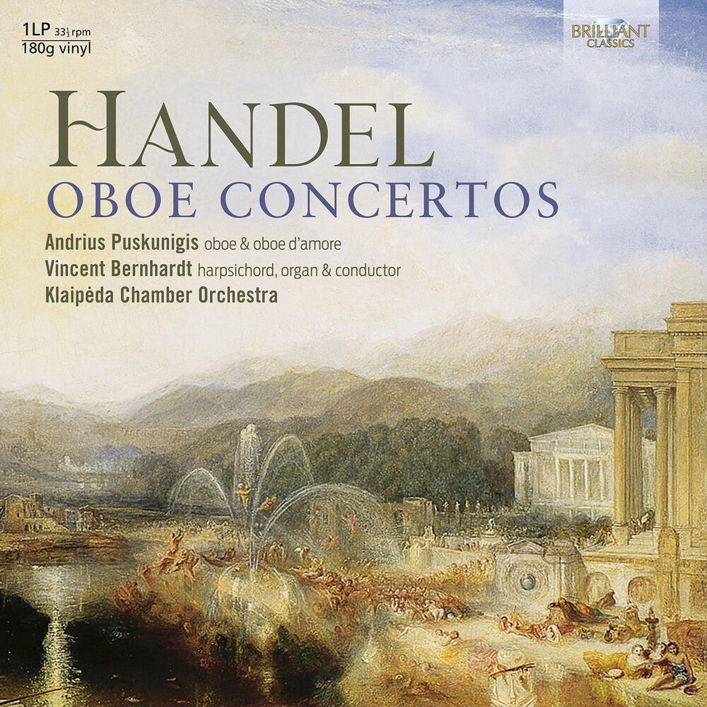 the album cover for Handel / Puskunigis / Klaipeda Chamber Orchestra - Oboe Concertos
