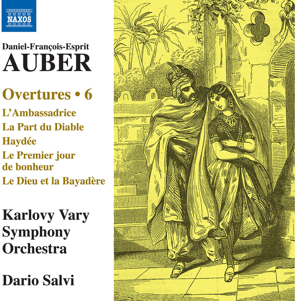 the album cover for Auber / Salvi / Karlovy Vary Symphony Orchestra - Overtures Vol. 6