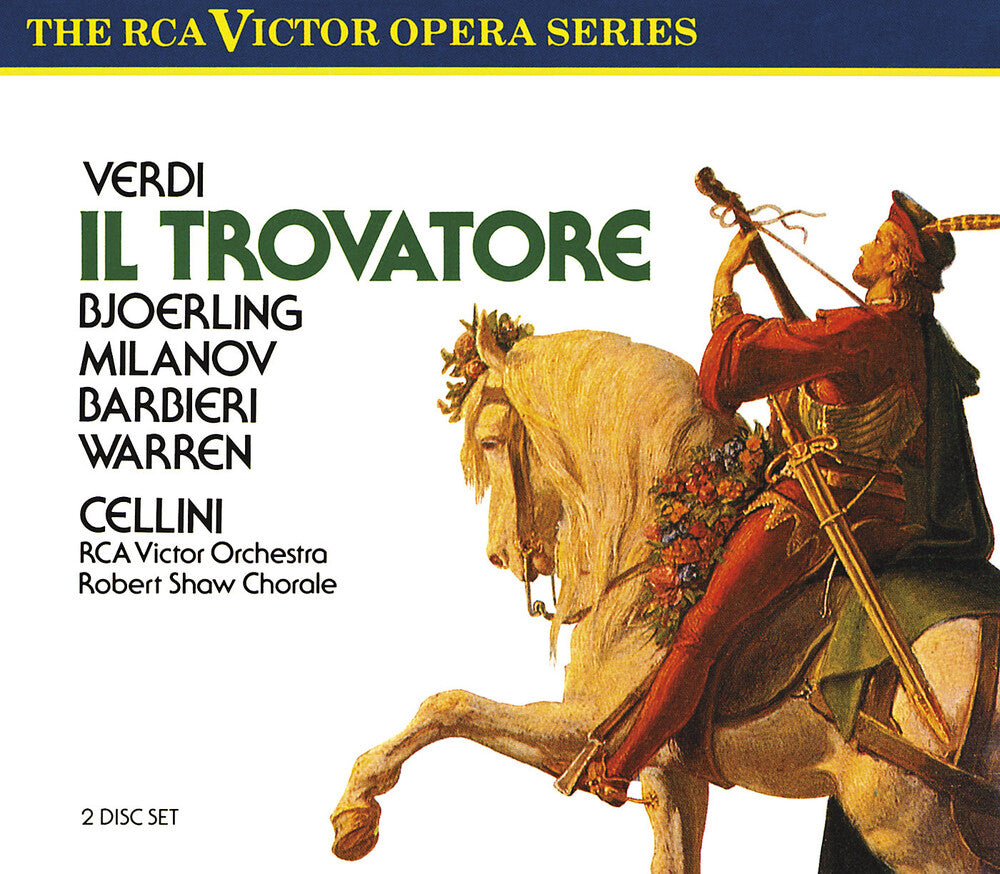 the album cover for Renato Cellini - Trovatore-Comp Opera