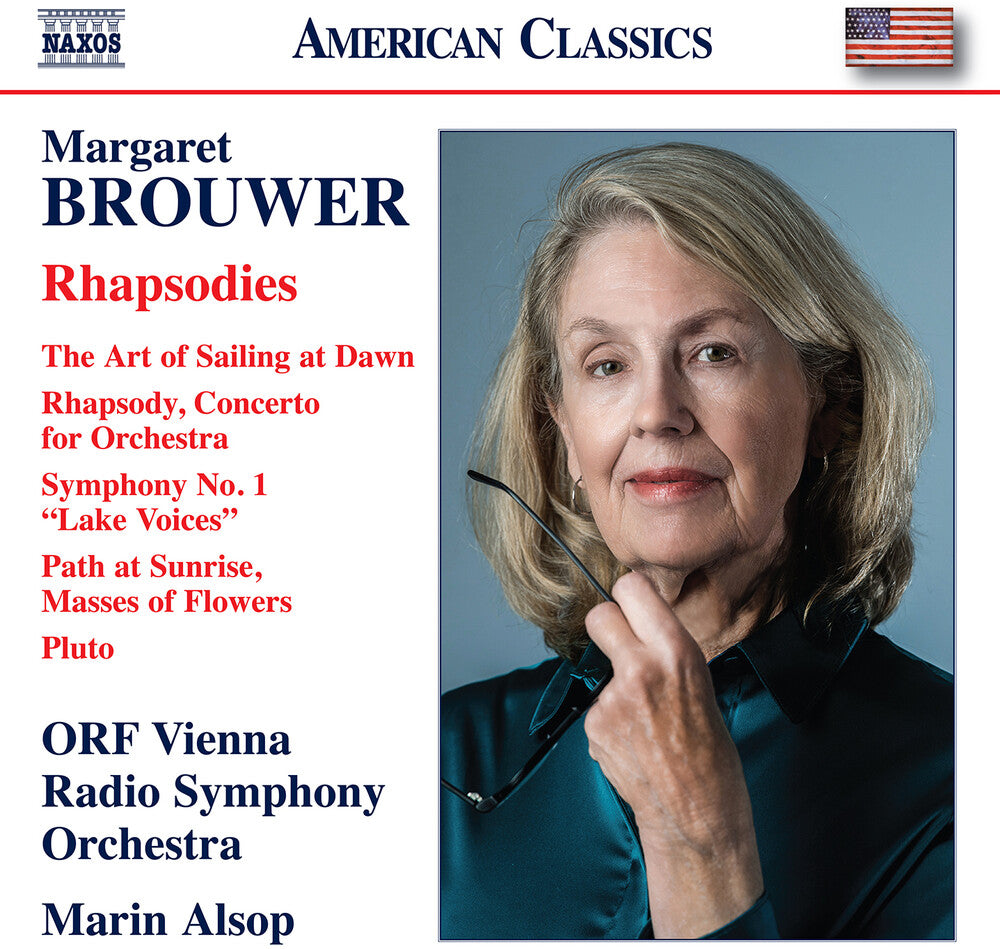 the album cover for Brouwer / Orf Vienna Radio Symphony Orchestra - Rhapsodies