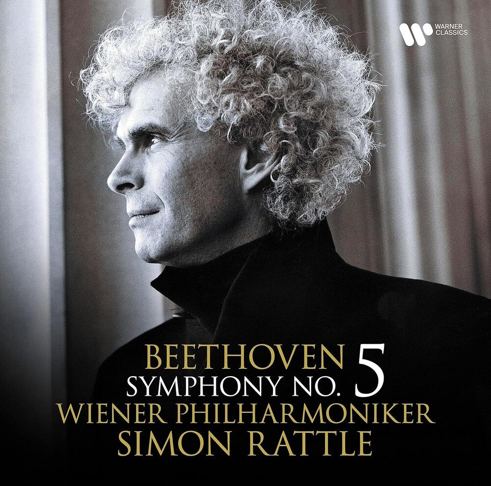 the album cover for Beethoven / Simon Rattle / Wiener Philharmoniker - Beethoven: Symphony 5 Op 67 (Can)