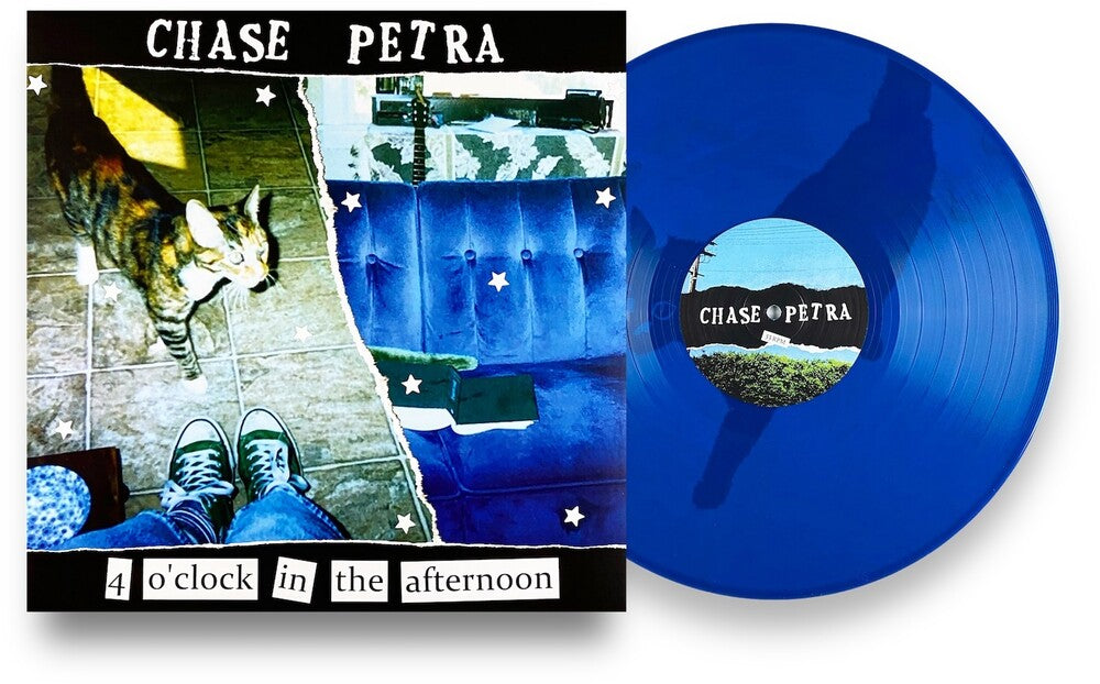 the album cover for Chase Petra - 4 O'clock In The Afternoon - Blue Marble (Blue)