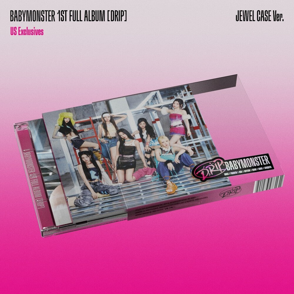the album cover for Babymonster - 1st Full Album (Drip) Jewel Case (Pcrd) (Phob)