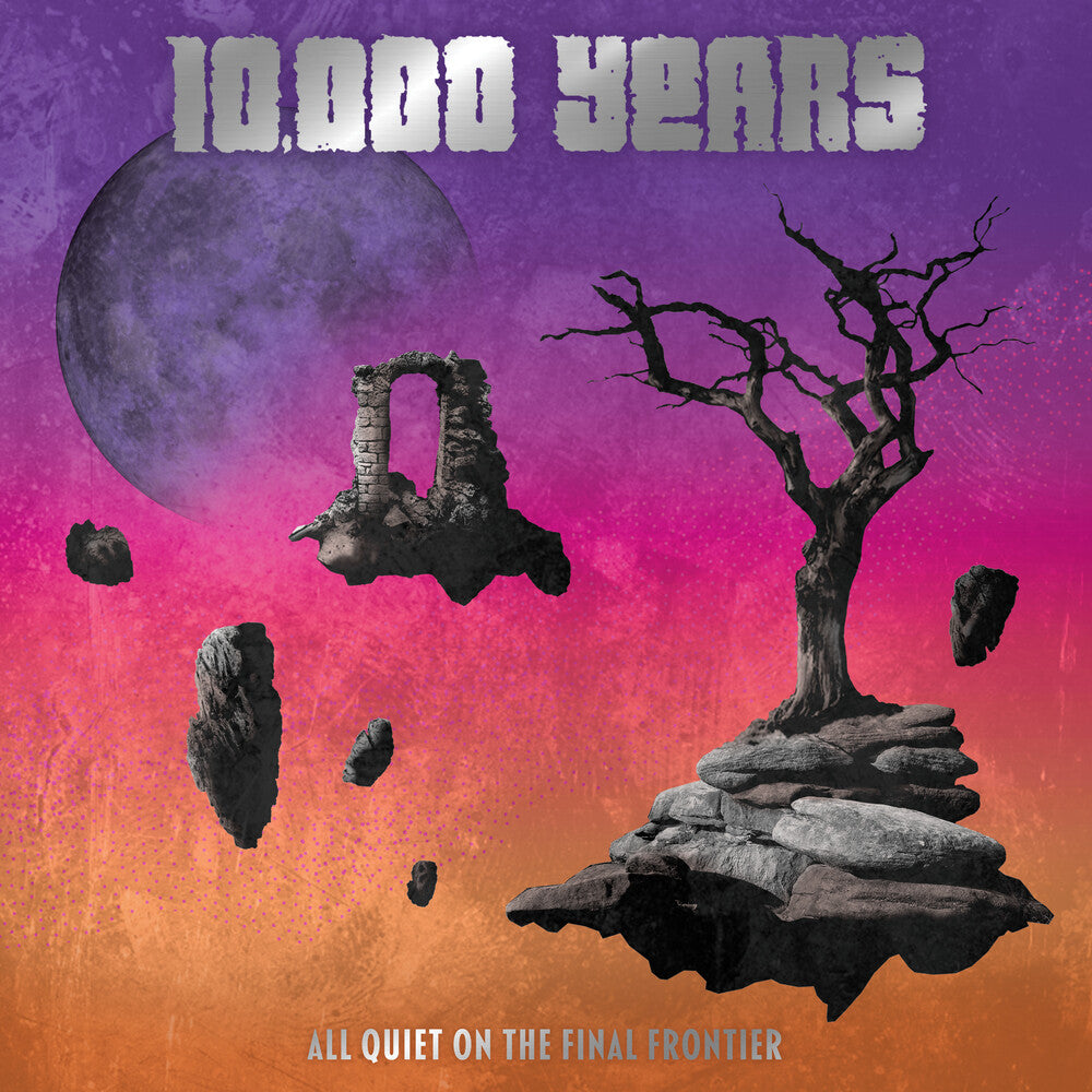 the album cover for 000 10 Years - All Quiet On The Final Frontier
