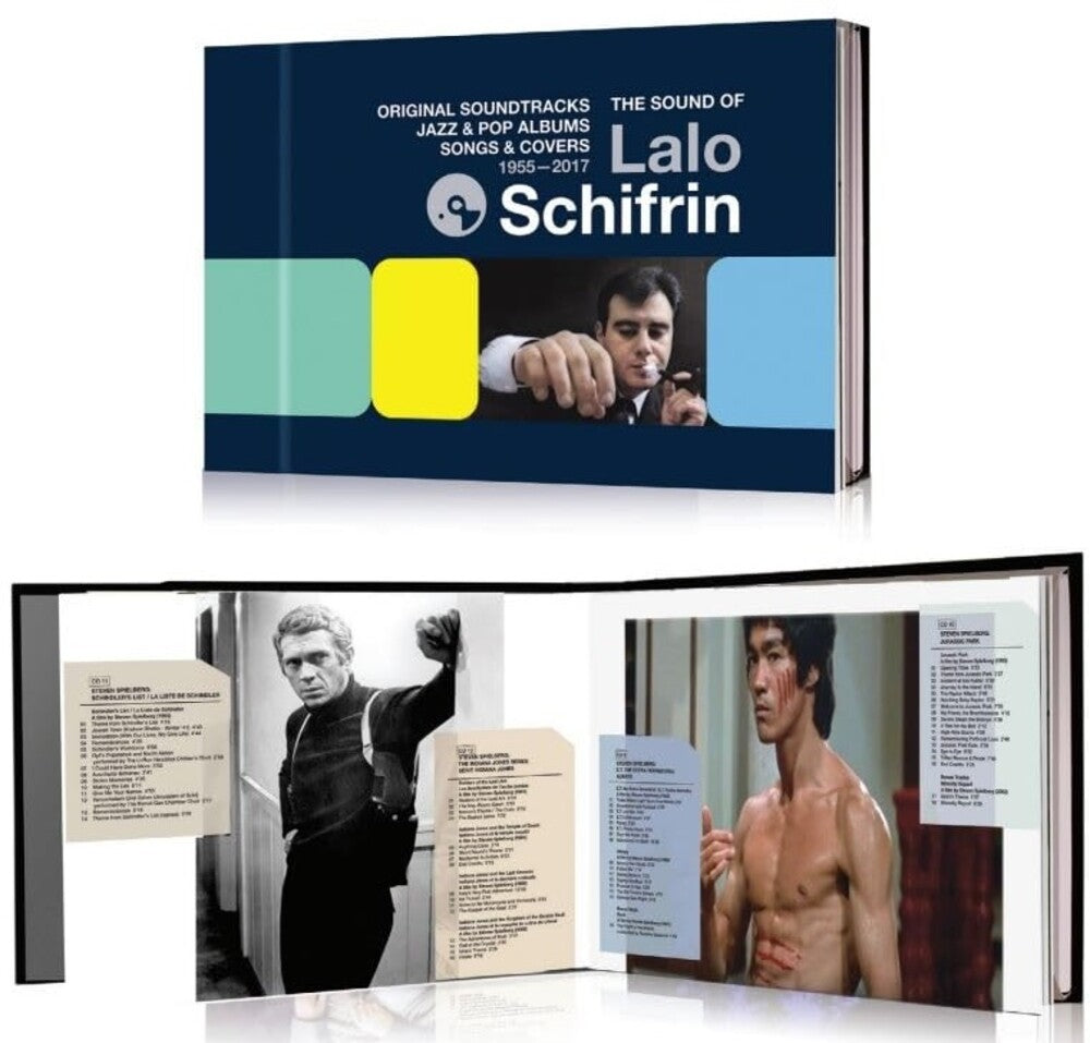 the album cover for Lalo Schifrin (W/Book) (Box) (Hcvr) (Ita) - Sound Of Lalo Schifrin: Original Soundtracks Jazz