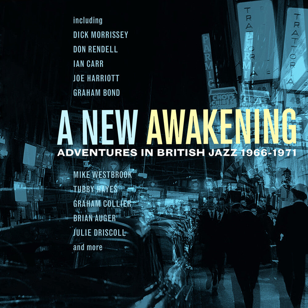 the album cover for New Awakening: Adventures In British Jazz 1966-71 - New Awakening: Adventures In British Jazz 1966-71