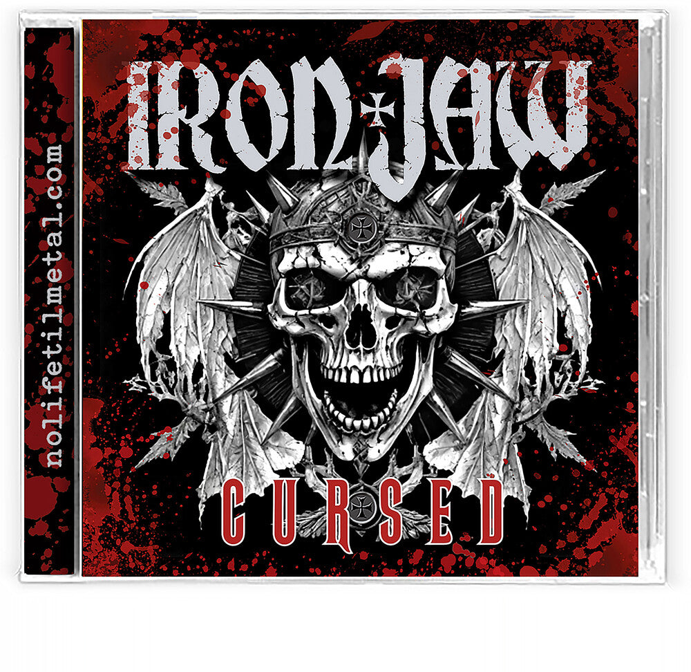 the album cover for Iron Jaw - Cursed