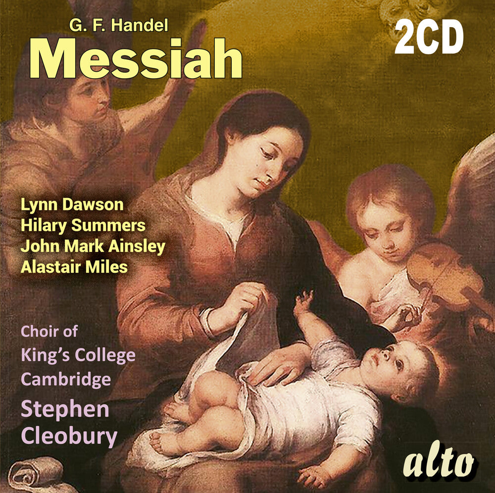 the album cover for Lynne Dawson / Summers,Hilary - George Frideric Handel: Messiah