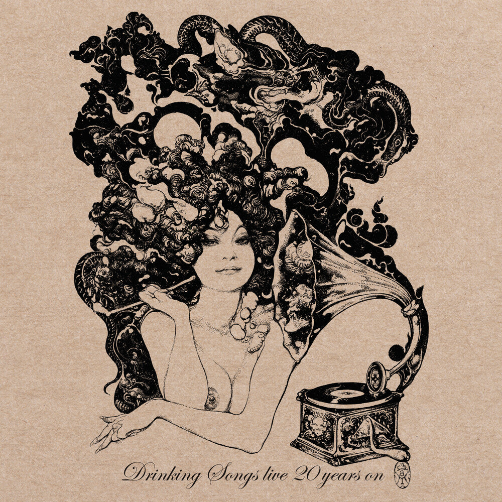 the album cover for Matt Elliot - Drinking Songs Live 20 Years On'+ Drinking Songs