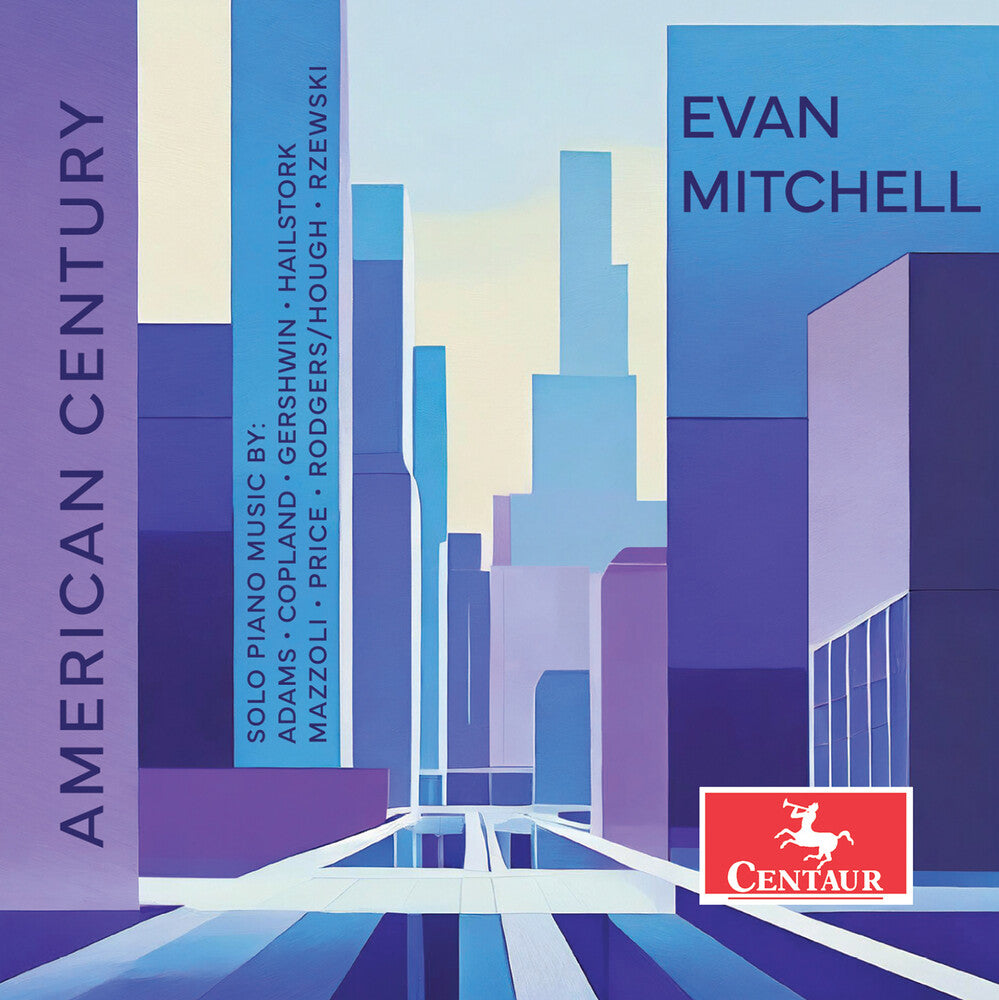 the album cover for Adams / Copland / Mitchell - American Century