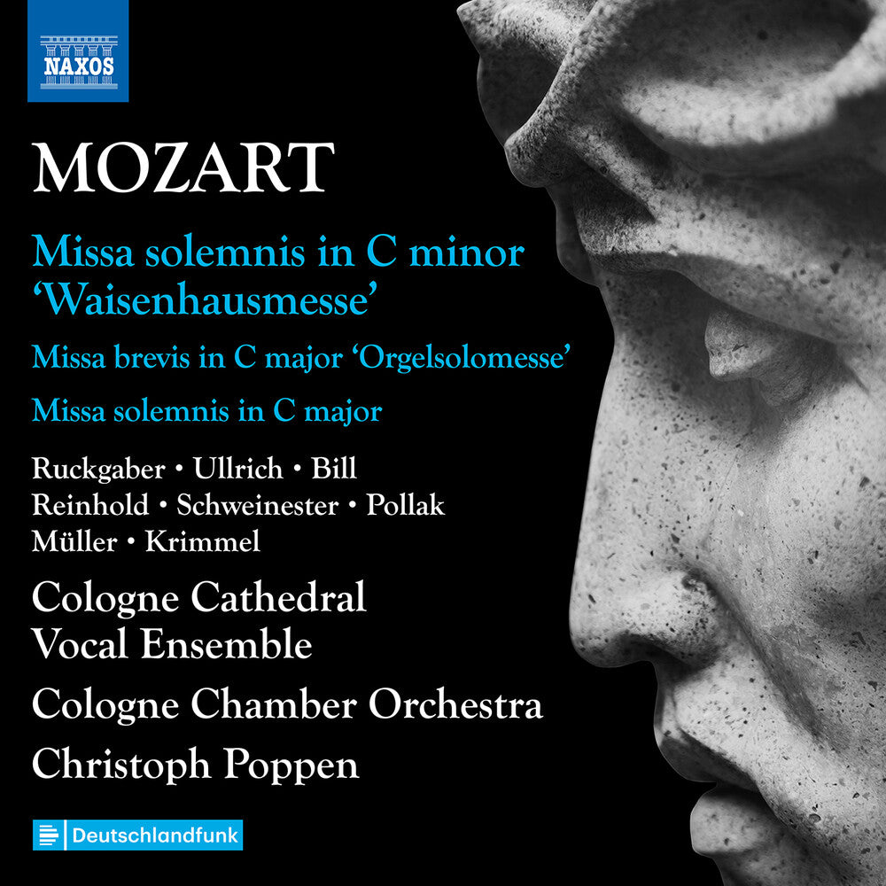 the album cover for Mozart / Ruckgaber - Complete Masses Vol. 5 - Missa Solemnis