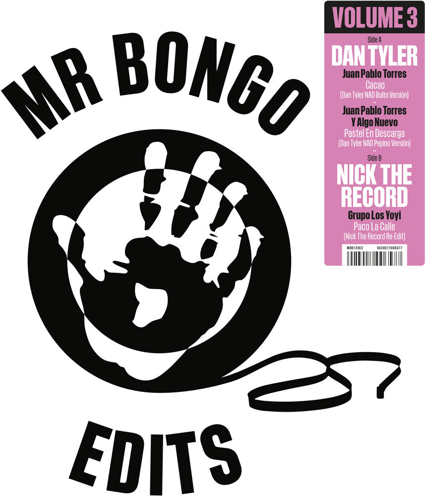 the album cover for Dan Tyler / Nick The Record - Mr Bongo Edits Vol. 3