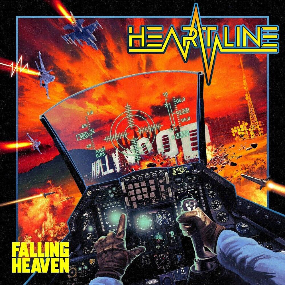 the album cover for Heart Line - Falling Heaven