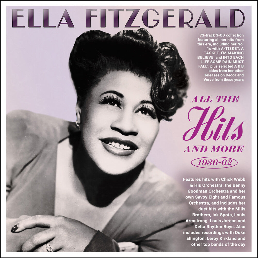 the album cover for Ella Fitzgerald - All The Hits And More 1936-62