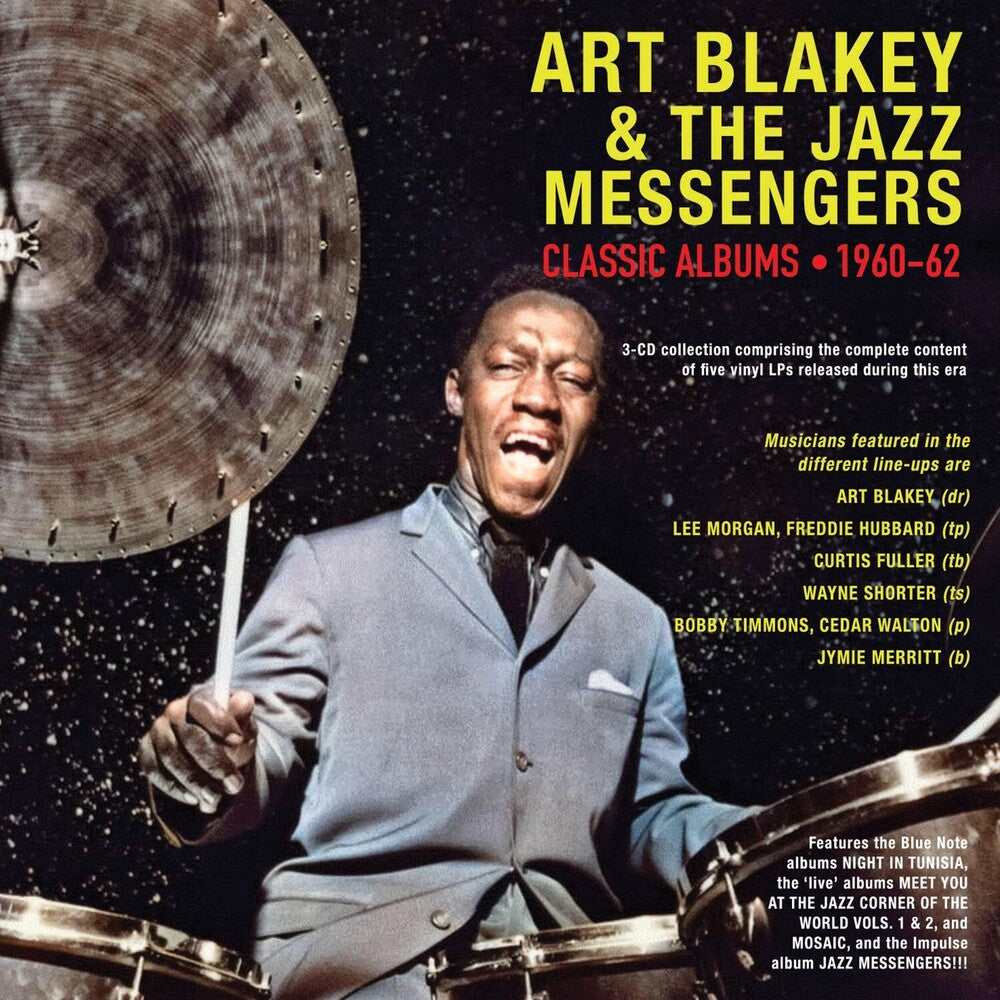 the album cover for Art Blakey & The Jazz Messengers - Classic Albums 1960-62