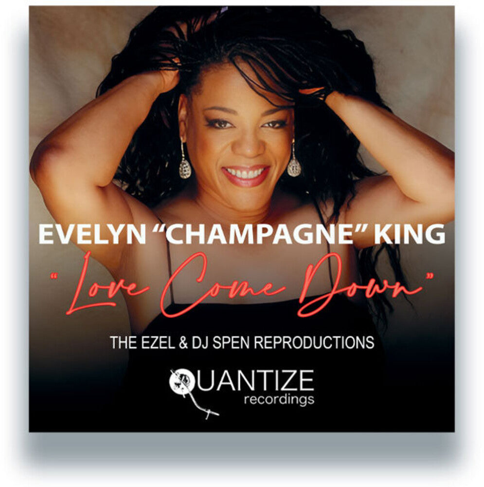 the album cover for Evelyn King Champagne - Love Come Down (Ezel & Dj Spen Reproductions)
