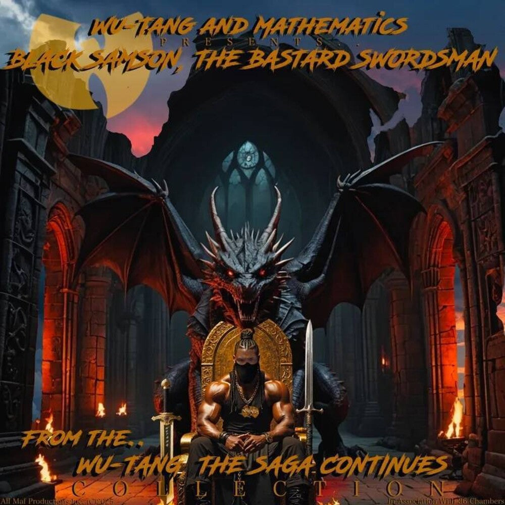 the album cover for Wu-Tang Clan & Dj Mathematics - Black Samson The Bastard Swordsman