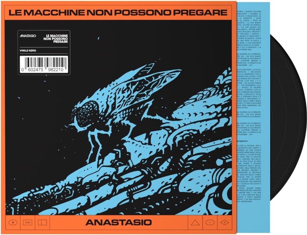 the album cover for Anastasio - Le Macchine Non Possono Pregare (Ita)