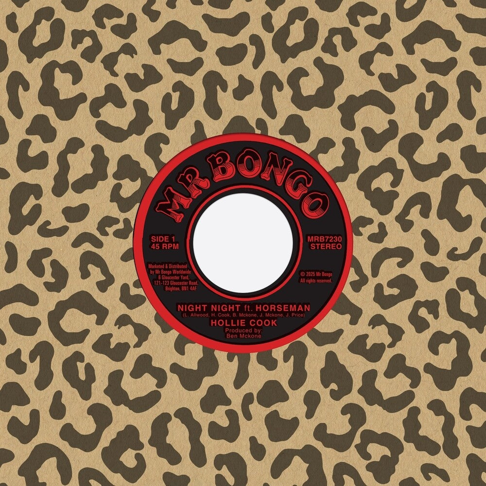 the album cover for Hollie Cook / Horsemen - Night Night (Blk)