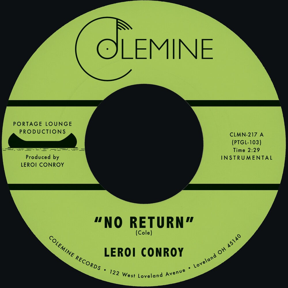 the album cover for Leroi Conroy - No Return B/W Path Of Man