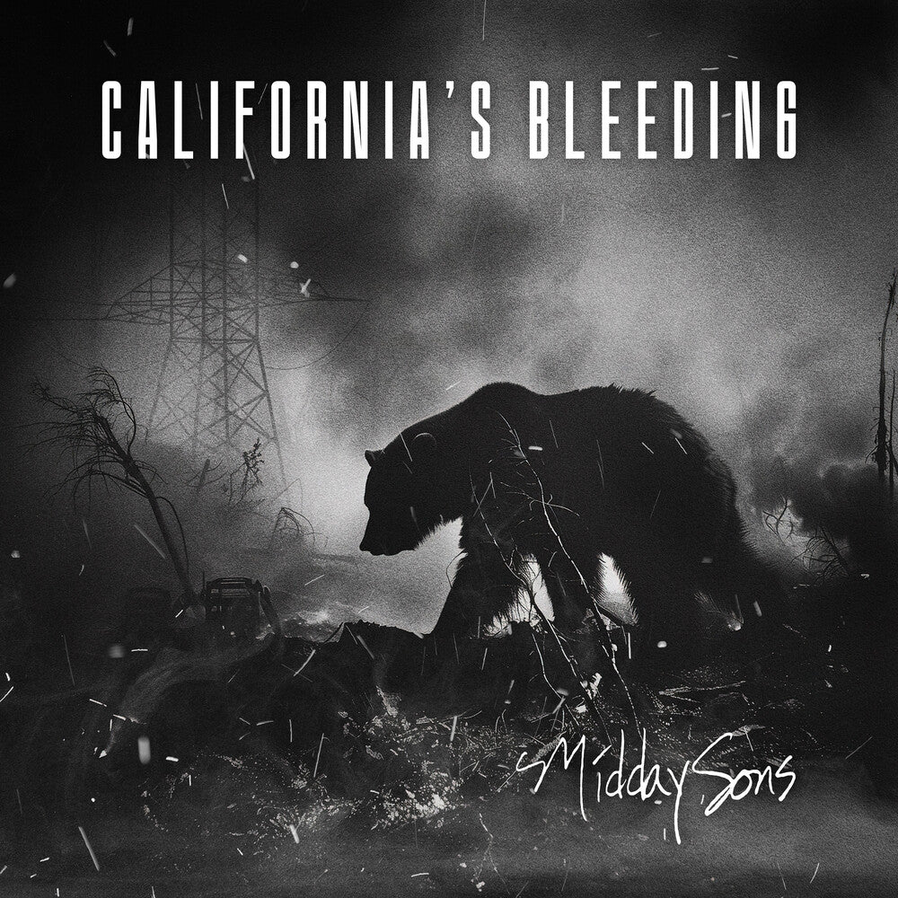the album cover for Midday Sons - California's Bleeding