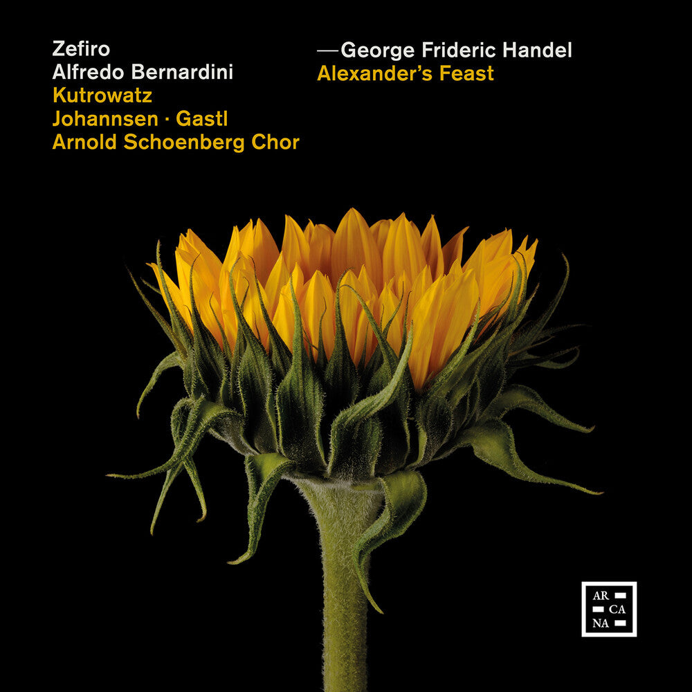 the album cover for Miriam Kutrowatz / Johannsen,Daniel - Handel: Alexander's Feast