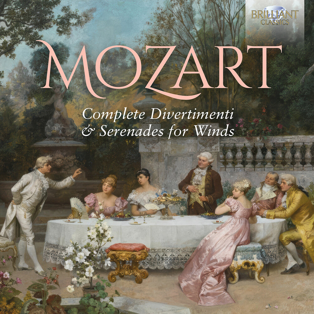 the album cover for Henk De Graaf / Jan Jansen / Steinmann,Johann - Mozart: Complete Divertimenti & Serenades For Wind