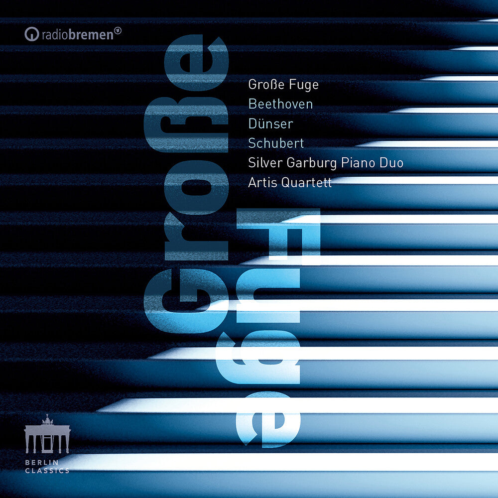 the album cover for Silver Garburg Piano Duo - Grosse Fuge