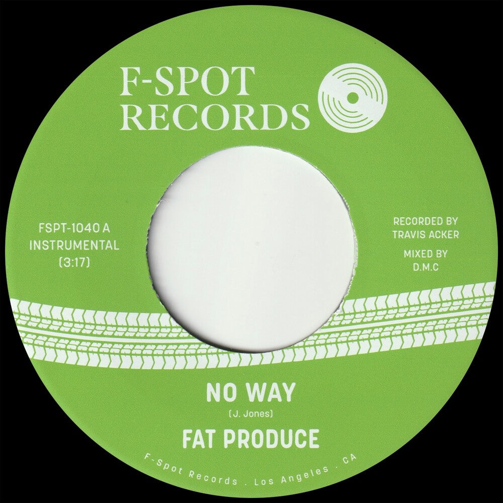 the album cover for Fat Produce - No Way b/w 54-46 Was My Number
