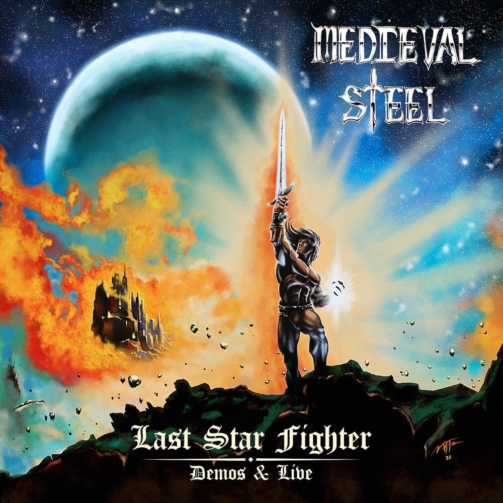 the album cover for Medieval Steel - Last Star Fighter (Demos & Live) (Bonus Dvd)