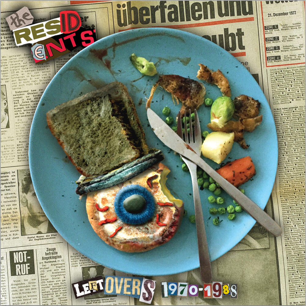 the album cover for Residents - Leftovers (1970-1988)