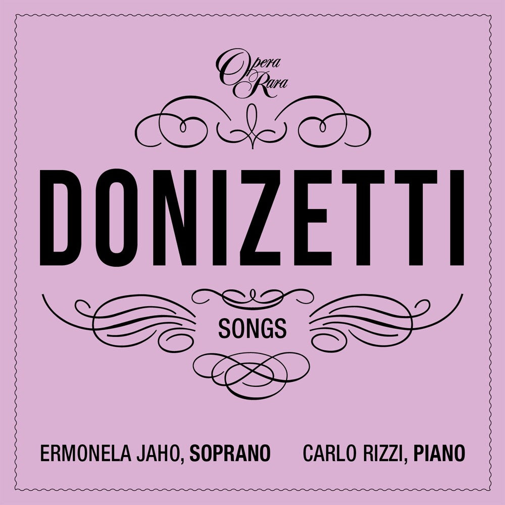 the album cover for Ermonela Jaho / Rizzi,Carlo - Donizetti: Songs Vols 5 & 6