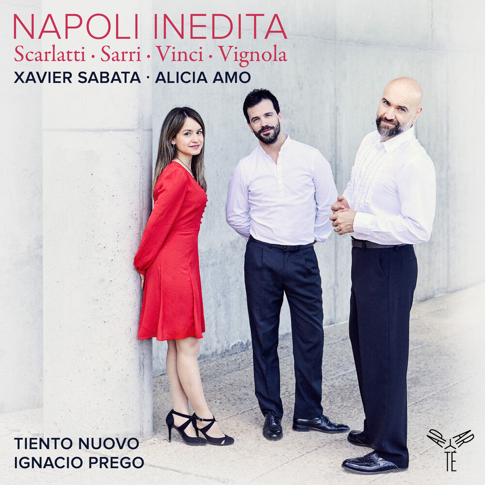 the album cover for Xavier Sabata / Amo,Alicia / Nuovo,Tiento - Napoli Inedita