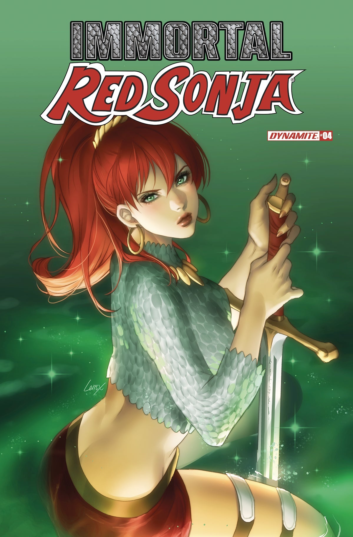 Immortal Red Sonja #4 D Leirix Li Variant (07/13/2022) Dynamite