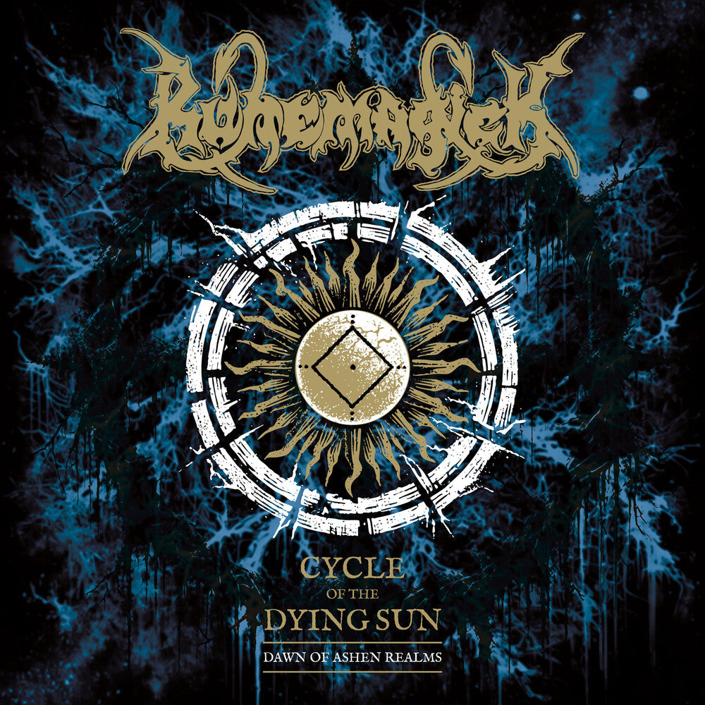 the album cover for Runemagick - Cycle Of The Dying Sun (Dawn Of Ashen Realms)