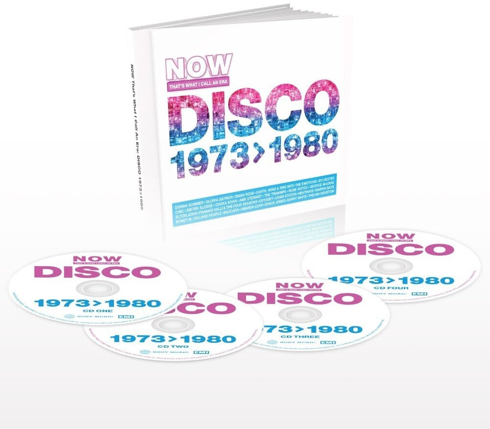 the album cover for Now That's What I Call An Era-Disco: 1973-1980 - Now That's What I Call An Era-Disco: 1973-1980