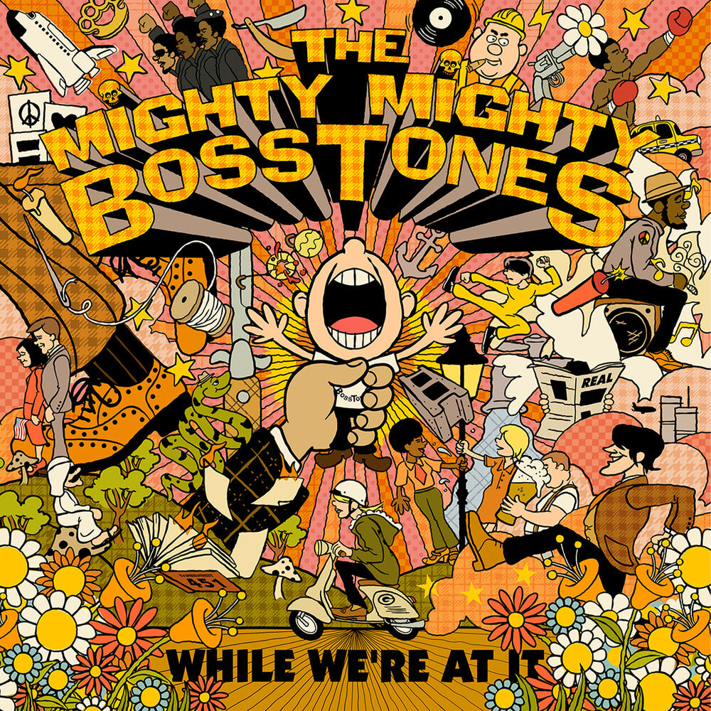 the album cover for Mighty Mighty Bosstones - While We're At It