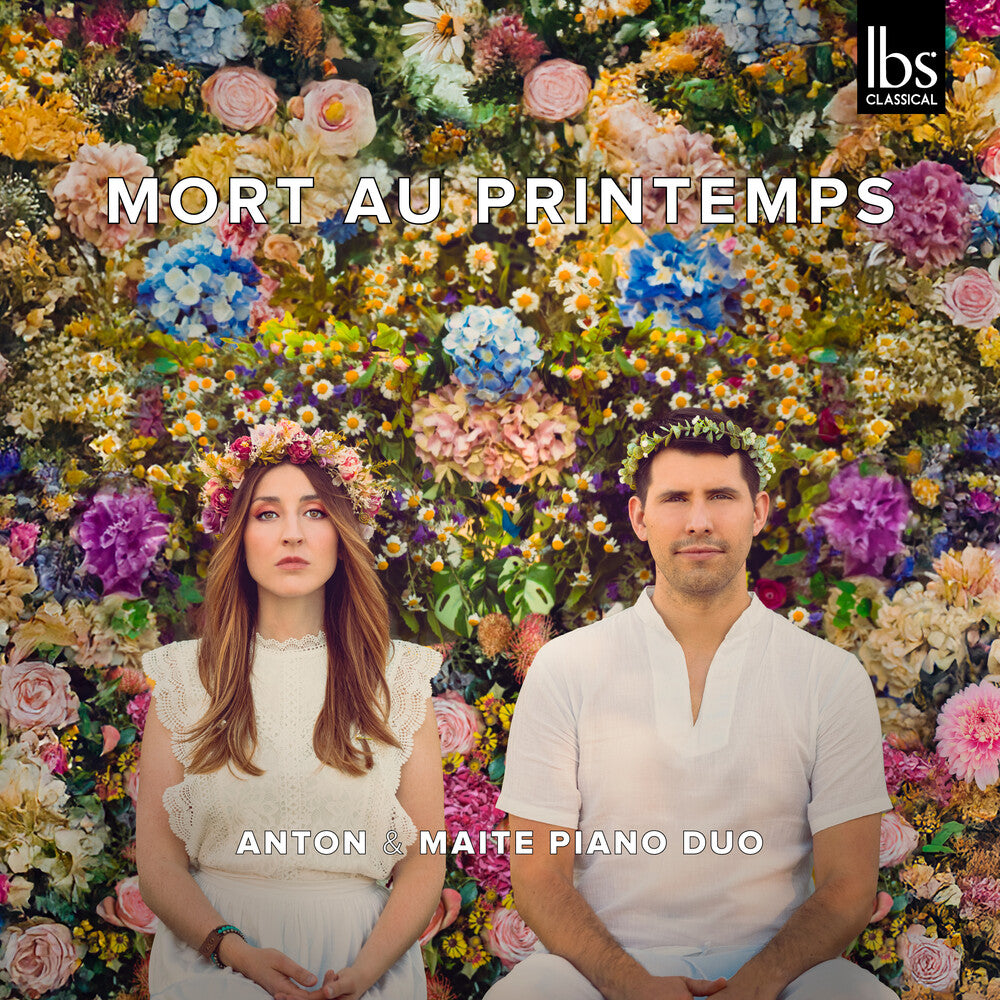 the album cover for Anton & Maite Piano Duo - Mort Au Printemps