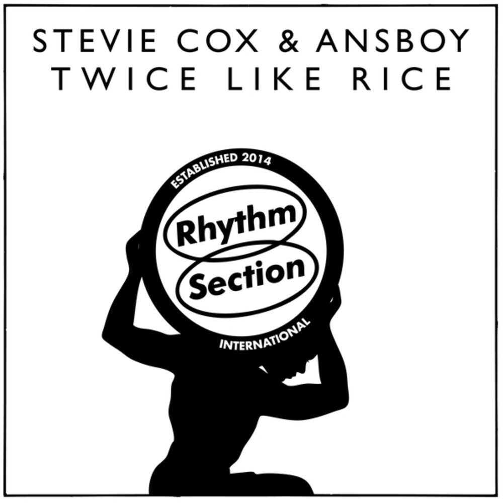 the album cover for Stevie Cox / Ansboy - Twice Like Rice