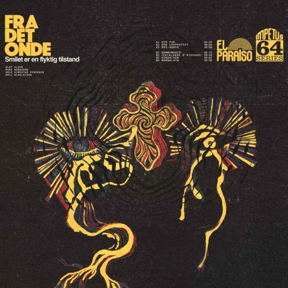 the album cover for Fra Det Onde - Smilet Er En Flyktig Tilstand