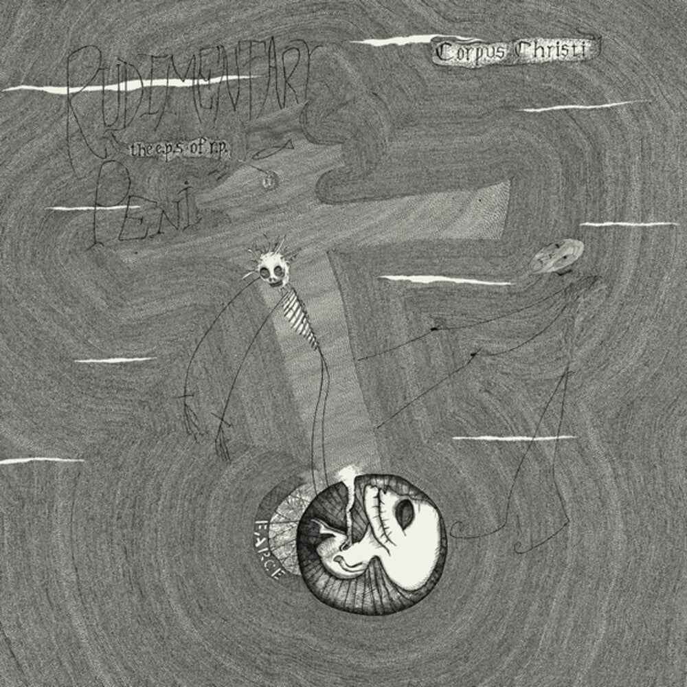 the album cover for Rudimentary Peni - E.p's of R.p