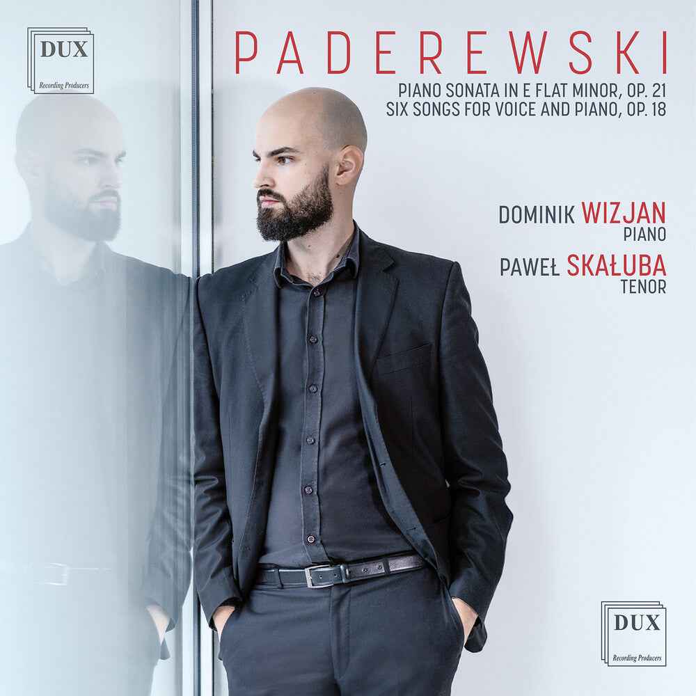 the album cover for Dominik Wizjan - Paderewski: Pno Sonata In E Flat Minor Op. 21: