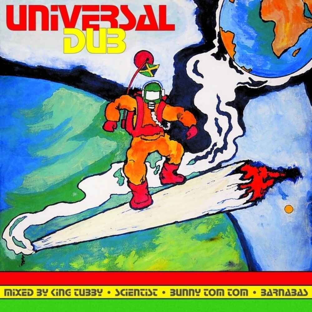 the album cover for King Tubby & Scientist & Bunny Tom Tom & Barnabas - Universal Dub