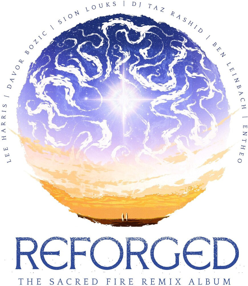 the album cover for Lee Harris / Bozic,Davor - Reforged: The Sacred Fire Remix Album