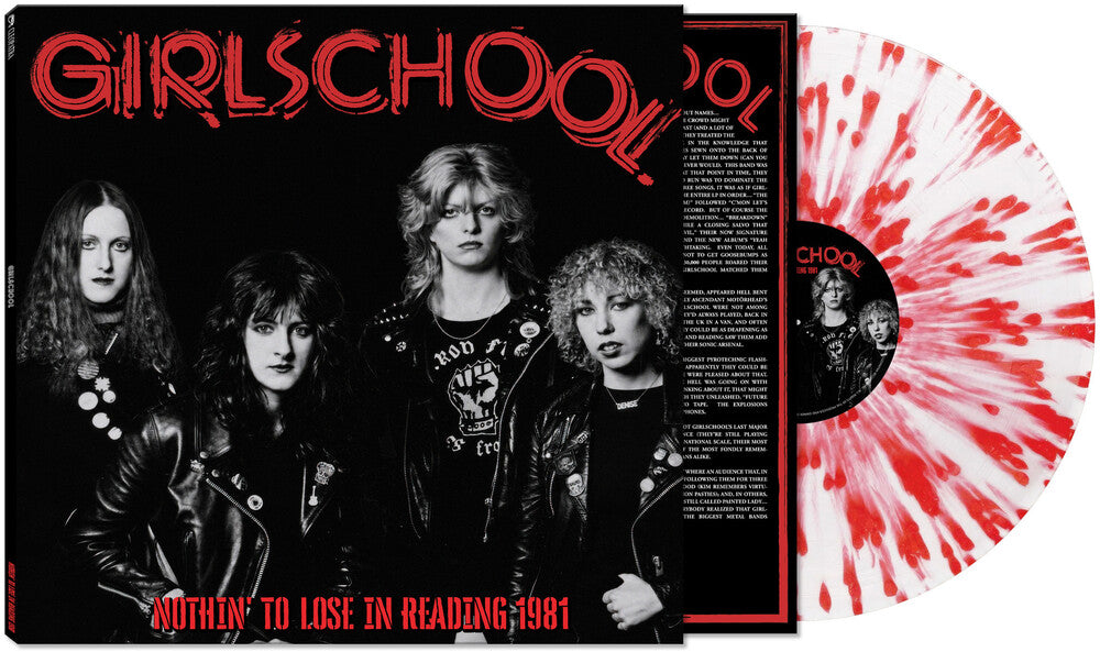the album cover for Girlschool - Nothin' To Lose in Reading 1981