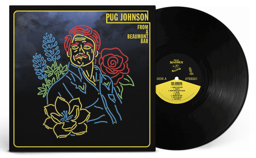 the album cover for Pug Johnson - From a Beaumont Bar
